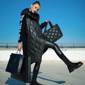 BRAND NEW SUPER TRENDY PUFFER/SWEATER JACKET